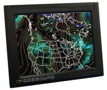 25.5 inch rugged military display